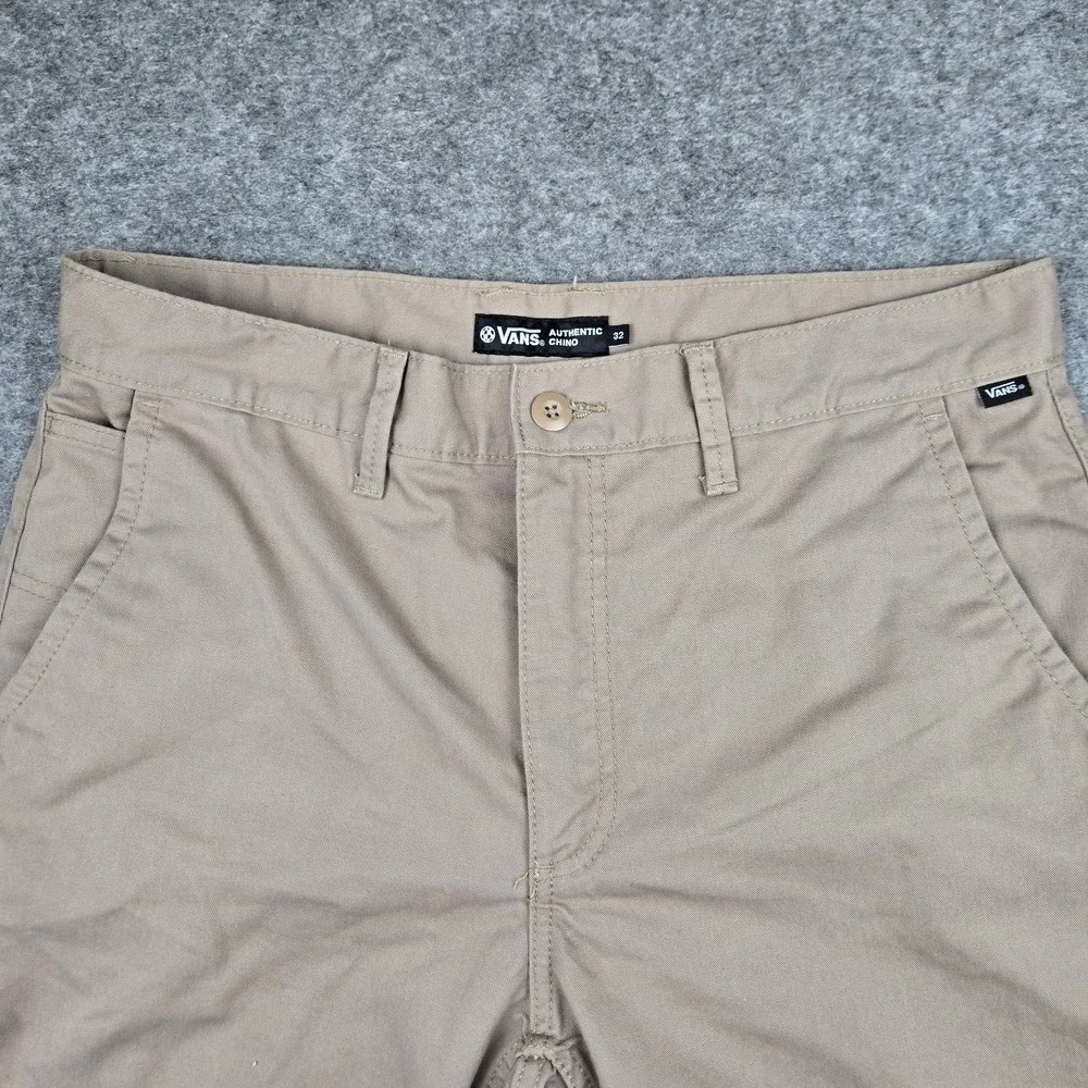 Vans Authentic Chino Pants Mens 32 Khaki Relaxed Fit Casual Skate Classic Beige
